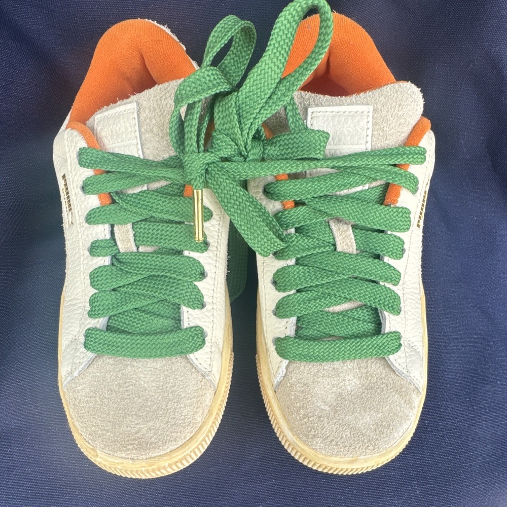 PUMA Carrots Suede Sneakers White Size 4